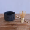 Textured Black Matcha Bowl
