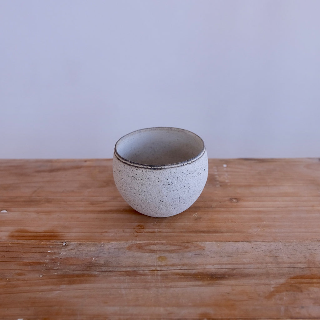 Cream Textured Cup